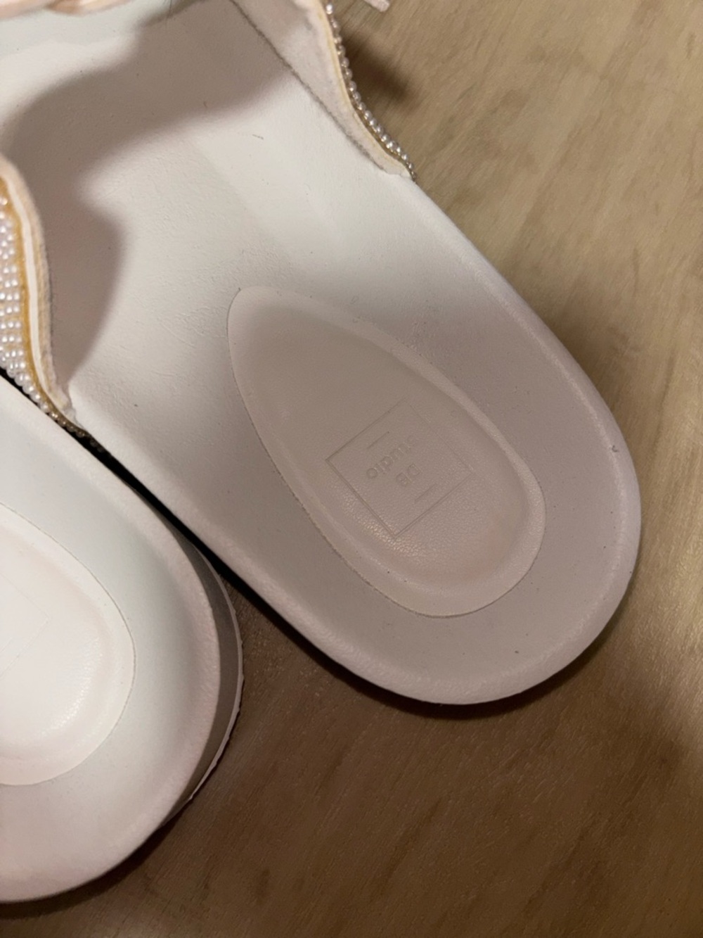 DB Studio Pearl Rhinestone Sandals - Picture 8 of 10
